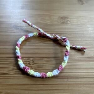 Alya Woven Bracelet anklet trendy comfortable tie embroidery thread woven gift